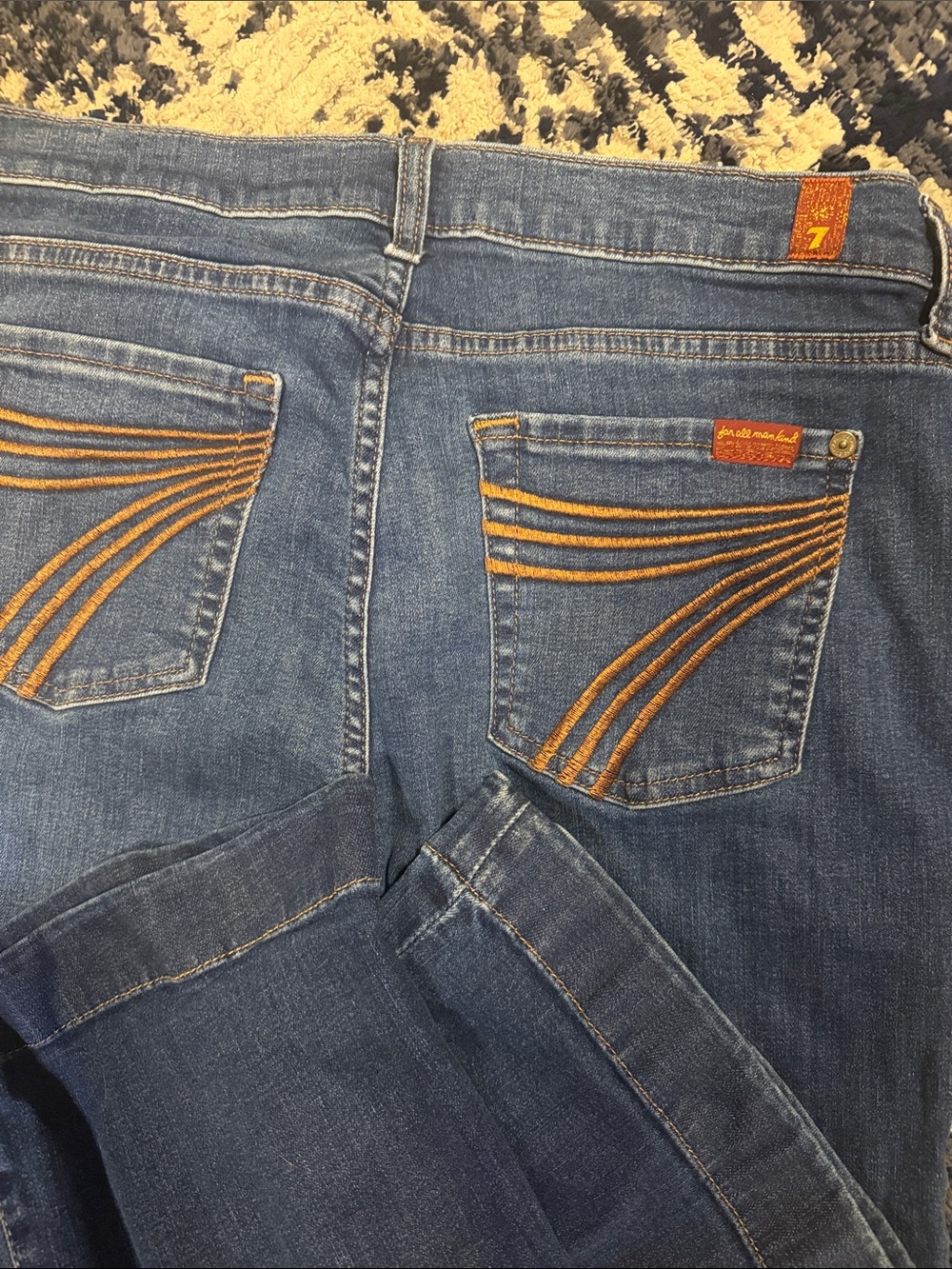 7 For All Mankind Womens Dojo Trousers - Picture 2 of 8